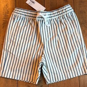 New Janie and Jack Striped White and Blue  Shorts